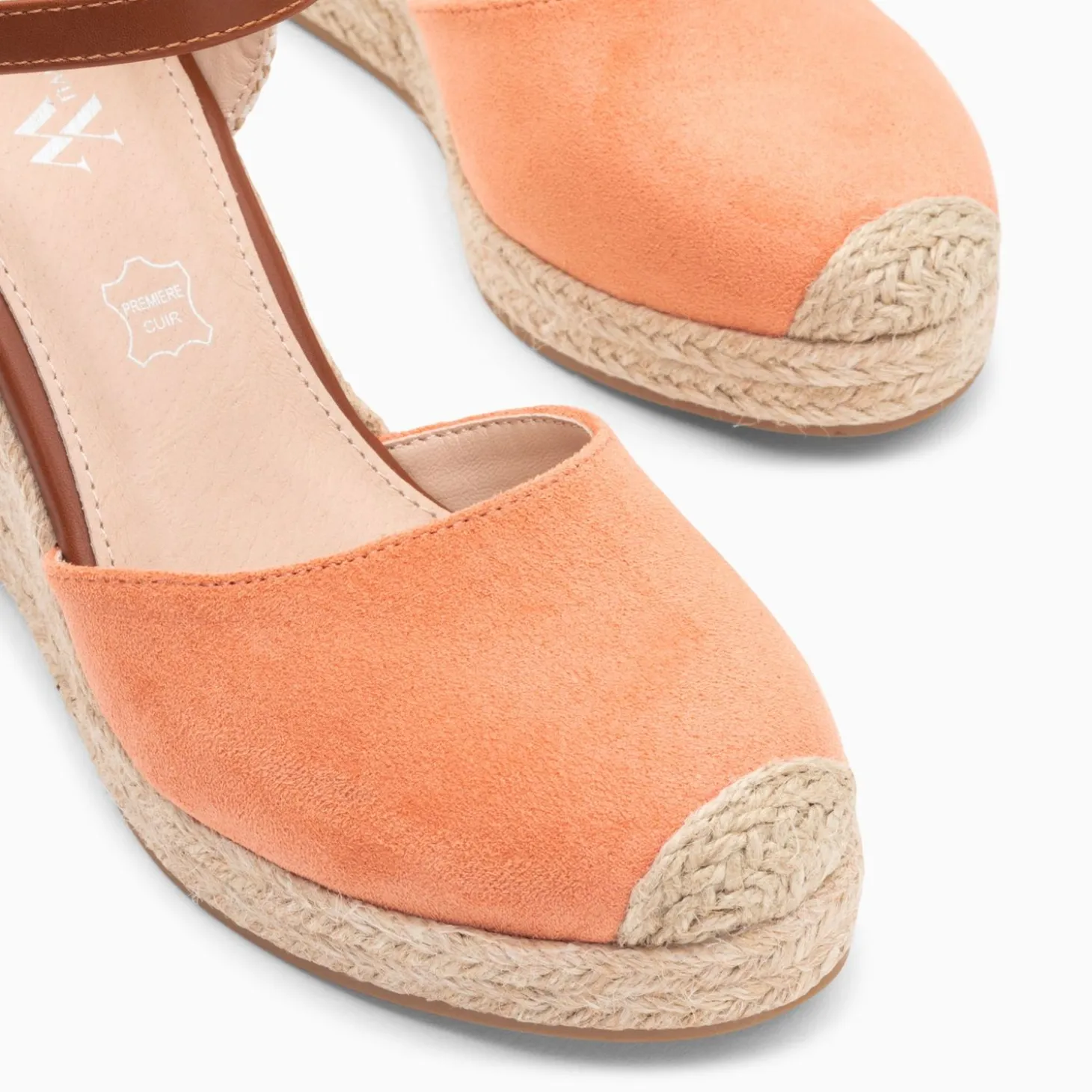 Sandales Compensees Mariana Corail