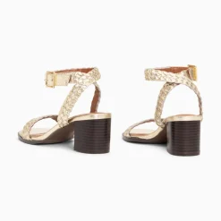 Sandales Eugenie Or A Brides Tressees