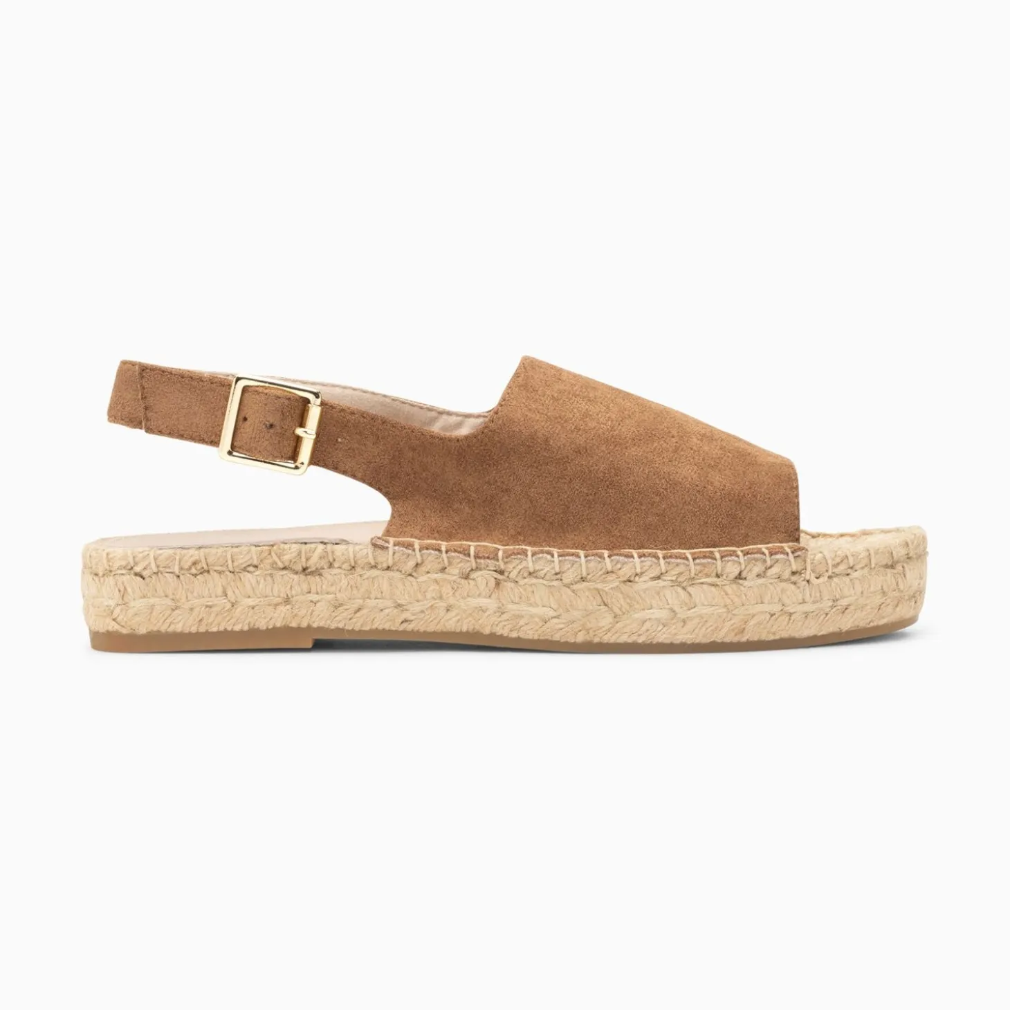Sandales Marjolaine Noisette A Semelle Espadrille
