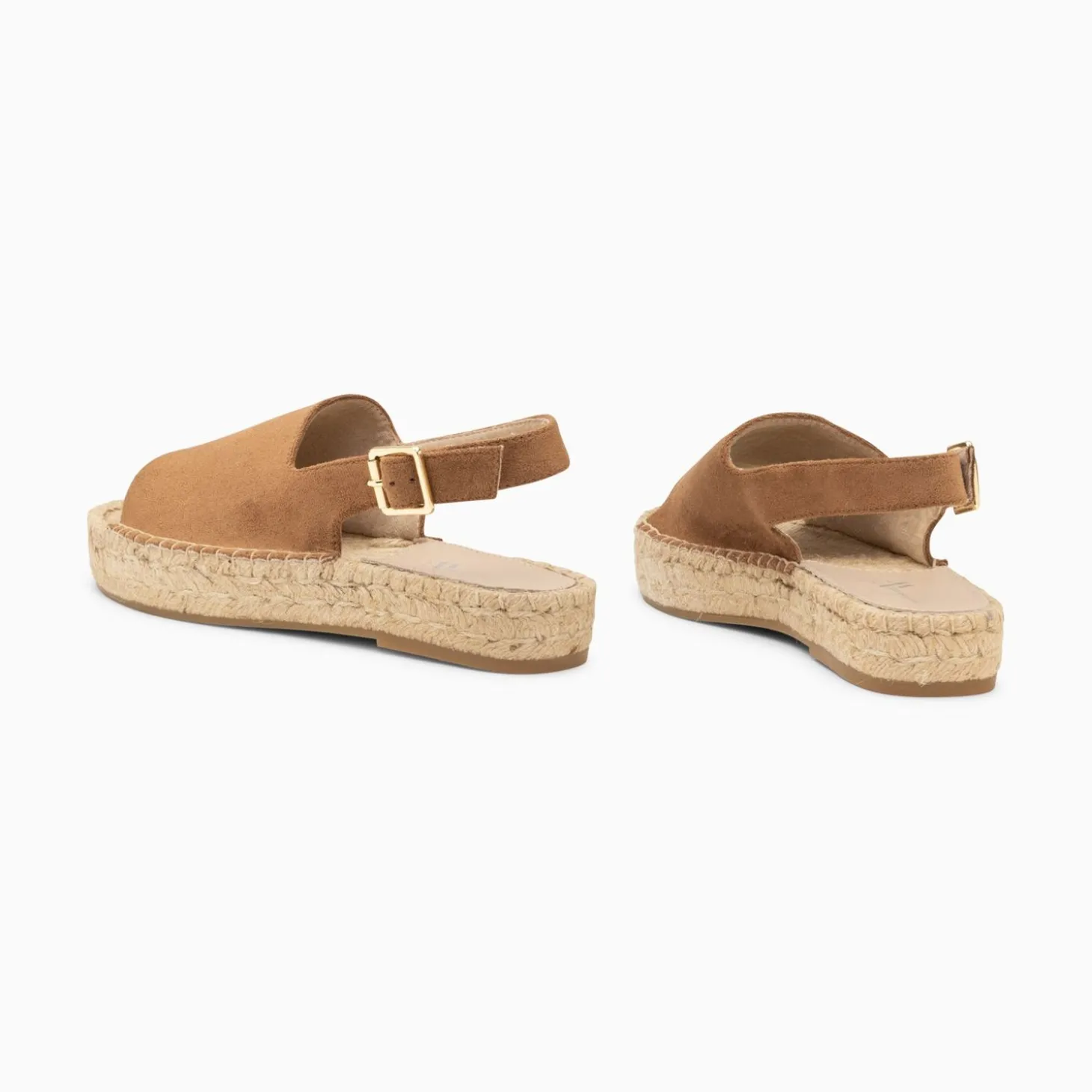 Sandales Marjolaine Noisette A Semelle Espadrille