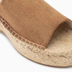 Sandales Marjolaine Noisette A Semelle Espadrille