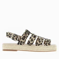 Sandales Plateformes Leila A Brides Leopard