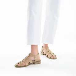 Sandales Plates Noella Beiges Style Pecheur